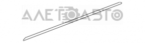 Molding door-glass central front left Chrysler 200 11-14 chrome