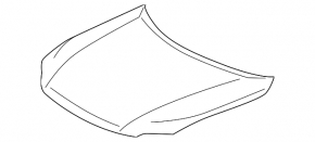 Hood bare Lexus RX350 RX450h 10-15 steel