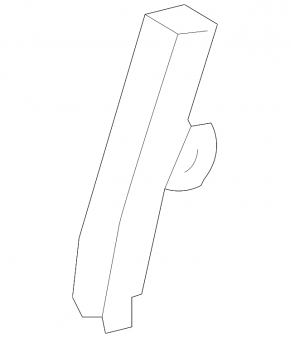 Rear right upper window guide for Toyota Sienna 2010