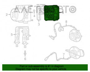 ABS ABS Chrysler 300 11-14