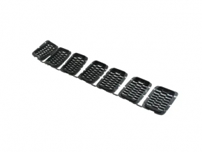 Radiator grille Jeep Grand Cherokee WK2 17- set 7pcs chrome