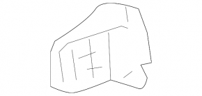 Rear left door handle plug for Toyota Sienna 2010