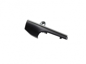 Left front panel trim for Jeep Grand Cherokee WK2 20-22, dark wood with chrome, scratched