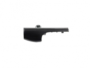 Left front panel trim for Jeep Grand Cherokee WK2 20-22, dark wood with chrome, scratched