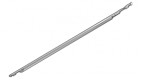 Molding door-glass central rear right Infiniti QX60 22-26