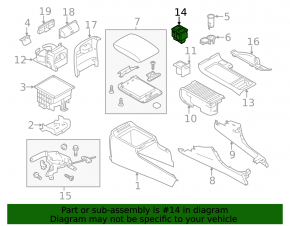 Subaru Impreza WRX GH 08-14 Passenger Seat Heating Button