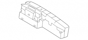 Hyundai Tucson 22-24 center console button block for parking sensors