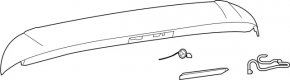 Infiniti JX35 QX60 13-20 Trunk Spoiler