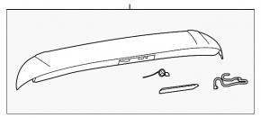 Infiniti JX35 QX60 13-20 Trunk Spoiler