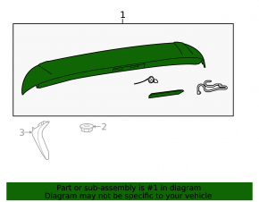 Infiniti JX35 QX60 13-20 Trunk Spoiler