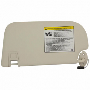 Right visor Ford Escape MK3 13-19 gray, with backlight, without hook, for cleaning