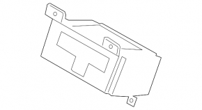 Radio tape recorder Ford Edge 15-22