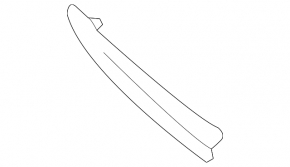 Upper right radiator grille molding Mazda 6 13-17