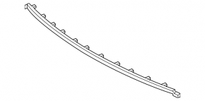 Lincoln MKZ 17-20 Front Bumper Lower Grille Molding Chrome