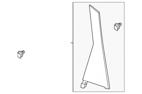 Door trim side rear right rear Ford Escape MK4 20-21