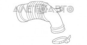 Air duct for the manifold of the Audi A5 F5 17-25 2.0T