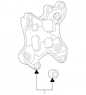 Lexus NX200t NX300 15-21 FWD Air Conditioning Compressor Bracket