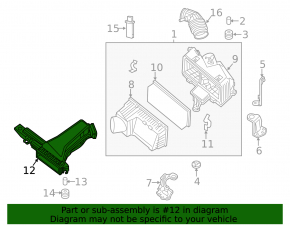 Nissan Pathfinder 13-20 hybrid air intake