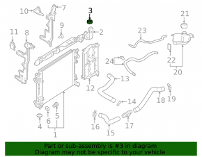 Radiator support upper left Nissan Rogue 21-23 JP built