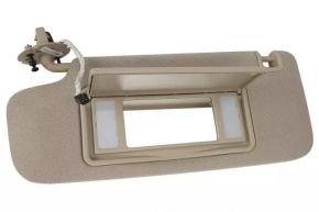 Left visor Chevrolet Malibu 13-15 beige, dry cleanable