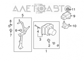 ABS ABS Subaru Forester 08-10 SH