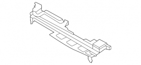 Upper radiator deflector Kia Sorento 21-24 HEV, PHEV