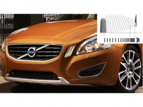 Lower grille of the front bumper Volvo S60 14-18 rest
