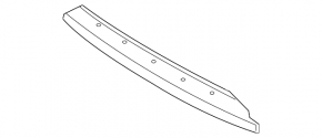 Lower grille of the front bumper Volvo S60 14-18 rest