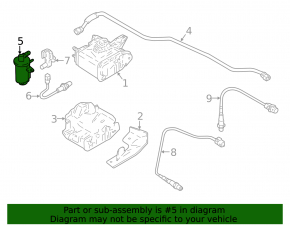 Fuel tank ventilation valve Hyundai Kona 18-23 1.6, 2.0