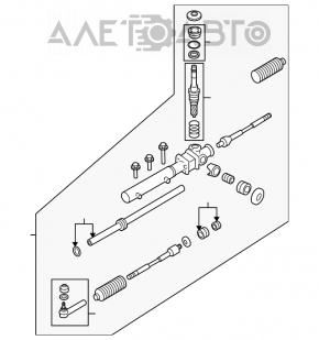 Subaru Outback 10-14 steering rack