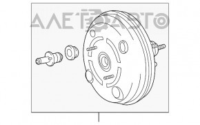 Lexus RX350 10-15 Vacuum Booster