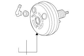 Toyota Highlander 01-07 vacuum booster