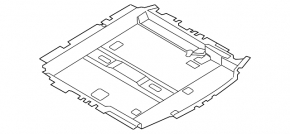 Audi Q8 19-25 trunk floor trim