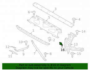 Hood lock trim right BMW X7 G07 19-