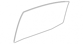 Glass of the rear right door Lexus IS 14-20