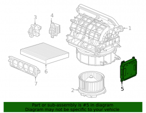Computer Assembly, Auto Air Conditioner Honda Accord 18-22 2.0 hybrid