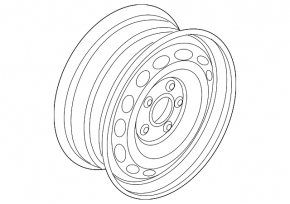 Set of disks R16 4pcs VW Tiguan 09-17 iron