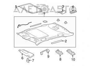 Ceiling light passenger Toyota Camry v40