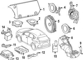 Condenser Toyota Highlander 20-
