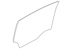 Front right door glass Cadillac CTS 14 - triplex