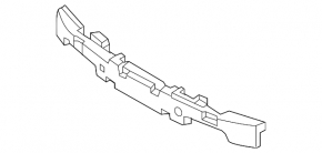 Kia Niro 17-19 HEV, PHEV Front Bumper Absorber