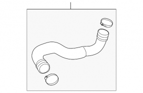 Intercooler pipe right lower Audi A4 B8 13-16 2.0T