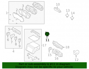 Start-Stop button Kia Optima 11-16