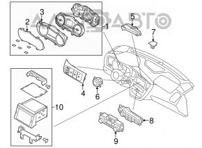 Start-Stop button Kia Optima 11-16