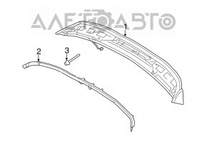 Porsche Cayenne 958 11-14 Tailgate Spoiler