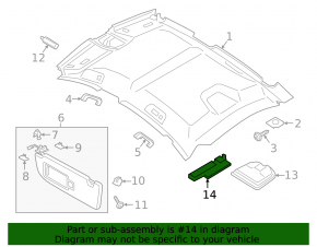 Rear left light for Porsche Cayenne 19-23, black