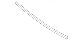 Mercedes A-class V177 19-22 hood seal on the bumper