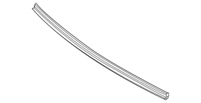 Mercedes A-class V177 19-22 hood seal on the bumper