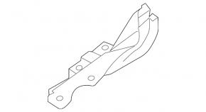Left hood hinge for Mazda 3 14-18 BM