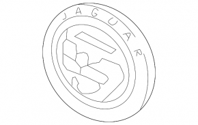 Jaguar F-Pace X761 17-20 grille emblem